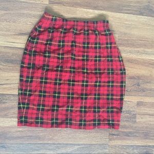 Plaid Mini Skirt